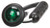 Truck-Lite 33095G - 33 Series LED, One Diode, Round Green Auxiliary Light Kit, Black Grommet Mount, 12V