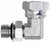 Gates G60289-1412 - SAE to SAE Male O-Ring Boss to Female Pipe Swivel NPSM 90 Hydraulic Adapter