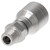 Aeroquip 1AA8PS8 - Hose End Crimp Straight Male Swivel Stud