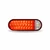 Trux TLED-650RWA - 6" Oval Red LED Stop/Turn/Tail Lamp with Back-Up & Strobe, 36 Flash Patterns