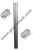 Grand Rock S4-72EXA - 4" X 72" Straight Stack ID/OD Aluminized Steel
