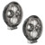 0551603 12-24V ECE LED HIGH BEAM WITH CHROME INNER BEZEL & PEDESTAL MOUNT - 2 LIGHT KIT