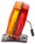 950 SIGNAL-STAT, INCANDESCENT, RED/YELLOW SQUARE, 1 BULB, DUAL FACE, 1 WIRE, PEDESTAL LIGHT, SURFACE MOUNT, CHROME, PACKARD CONNECTOR