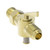Aeroquip 703 - Valve Brass SAE 45 Flare Straight