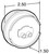 Truck-Lite 10075R3 - 10 Series High Profile LED Red Round 8 Diode Marker Clearance Light Kit