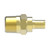 Aeroquip NM6-8-B - Nipple Permanent NPTF Straight Male Pipe Brass