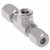 Aeroquip B7655X6 - Carbon Steel Flareless Tee Adapter Tube x Tube x Female Pipe NPTF