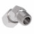 Aeroquip 7355X10 - Carbon Steel Flareless Elbow Adapter 45 Degree Tube x Male NPTF