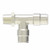 Aeroquip 1171X6S - Brass Push Connect Tee Adapter Male NPTF on Run
