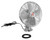 American Radiator 25-10030 - Universal Chrome Heavy Duty Dash Fan 2 Speed 12 Volt