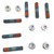 7170-78X 6 BLT M10X1.875 STUD KIT
