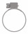 Aeroquip 6205-006 - Hose Clamp Partial Stainless Steel 0.50 in OD