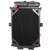 American Radiator 558048LHD - 4 Row Bolt Together Dimpled Tube Radiator (w/Surge Tank) for Kenworth, W900B W900L