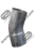 Grand Rock L330-0404A - 3" 30-Degree Elbow ID/OD Aluminized Steel
