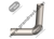 Grand Rock L490-1818A - 4" 90-Degree Elbow ID/OD Aluminized Steel