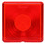 Truck-Lite 8006 - Signal-Stat Square Red Acrylic Replacement Lens for Direction Indicator, Stop Turn Tail/Backup Lights (8000, 8001, 8002), Snap-Fit