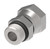 Aeroquip 2066-6-4S - Adapter Straight Female NPSM x Male ORB Carbon Steel Dura-Kote
