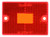 Truck-Lite 8947 - Signal-Stat Rectangular Red Acrylic Replacement Lens for Motorcycle Lights 1570 And Trailer Lights 533DK, 534D, 535D With 2 Screw Mount