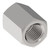 Aeroquip 2096-6-4S - Adapter Straight Carbon Steel