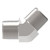 Aeroquip 2247-8-8S - Adapter Elbow 45 Degree Carbon Steel
