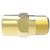 Aeroquip 20603H-102 - Hose Nipple Assembly Crimp Straight Female Pipe NPTF Brass