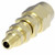 33806B-Y86 BRASS HOSE ENDS AIR BRAK