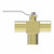 Aeroquip FF90587-08 - Brass Ball Valve Female Pipe NPTF for Suction