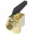 Aeroquip FF90595-08 - Brass Ball Valve Female Pipe NPTF 90 Degree for Suction