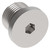 Aeroquip FF2137-03S - Adapter Hollow Hex Plug Male ORB Carbon Steel