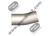 Grand Rock L3515-0404SA - 3.5" 15-Degree Elbow OD/OD Aluminized Steel