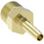 Aeroquip 10506B-104-CT - Field Attachable Hose Insert Brass Reusable Straight