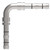 Aeroquip FJ3058-03-1010S - Hose Insert Assembly 90 degree Splicer -10