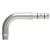 Aeroquip FJ3496-01-1010S - Hose Nipple Assembly Crimp 90 Degree Male Barb -6 Carbon Steel Dura-Kote