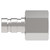 Aeroquip FD90-1061-06-04 - FD90 Series Coupling Male Half Female ORFS Straight 1/4