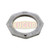 Euclid E-7664 - 3/8" Thick Trailer Inner Wheel Bearing Adjustment Nut (3-1/2"-12 Thread, 4 27/32" Hex) for Trailers
