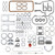 PAI 631312 - Detroit Diesel 71 Series 4 Cylinder Inline High Block Engine Overhaul Gasket Kit
