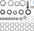 Spicer 10043645 - Dana 80 Differential Bearing Kit - Master Overhaul
