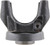 Spicer 140-4-261-1X - SPL140 Series Half Round Yoke for Meritor/Rockwell Axles