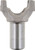Spicer 3-4-13731-1 - 1350 Series Half Round Drive Shaft Yoke (Nickel Plated)
