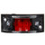 Truck-Lite 2671 - Signal-Stat LED Red Rectangular Marker Clearance Light, Chrome ABS Rail Mount, Hardwired, 12V