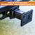 Buyers PM84 - 2" Pintle Hook Mount with 20,000 lb GTW Capacity and Durable Powder Coat Finish
