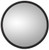 Truck-Lite 97610 - 12 inch White Steel Convex Mirror, Round, Universal Mount