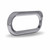 TBEZ-OBCH5 OVAL CHROME PLASTIC "LOCK ON" BEZEL WITH VISOR