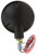 Truck-Lite 80867 - Led Amber Round 24 Diode Single Face 3 Wire Pedestal Light With 1 Stud Black Packard Connector
