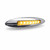 Trux TLED-FG4A - 6" Amber Marker Slim Flatline LED Light - 9 Diodes
