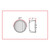 Trux TLED-2HTA - 2.5" Clear Amber Marker Round LED Light - 13 Diodes