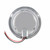 TLED-419CRF 4" CLEAR RED STOP, TURN & TAIL ROUND FLANGE MOUNT LED LIGHT - 19 DIODES