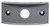 Truck-Lite 33715 - 33 Series Curved Bracket Mount, Gray ABS, Two Screw Mounting