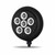 Trux TLED-UX2 - 5" Legacy Series Black Round LED Work Light with Legacy Housing - Spot Beam - 2000 Lumens