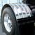 TFEN-S22 80" STAINLESS STEEL 4 RIBBED SINGLE AXLE FENDERS WITH BEADED EDGE (16 GAUGE)